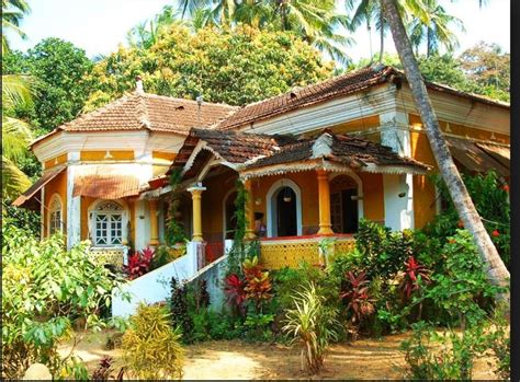 Traditional Kerala House Indian Architecture Colonial House Goa