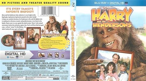 Harry And The Hendersons 1987 Blu Ray Cover Dvd Covers And Labels