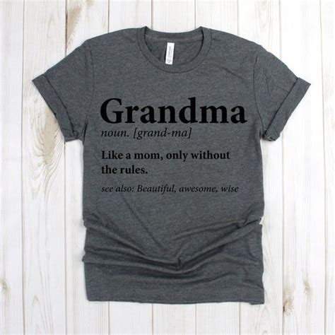 Grandmother T Grandma Definition Tee Shirt Grandma Shirt New