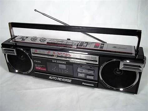 Sold Vintage 80s Panasonic Stereo Radio Cassette Recorder
