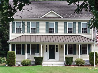 Metal Roofing On Colonial Style Homes Traditional Exterior Austin By Green Knight Metal