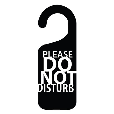 Please Do Not Disturb Novo Essentials Hotel Door Sign Do Not Disturb