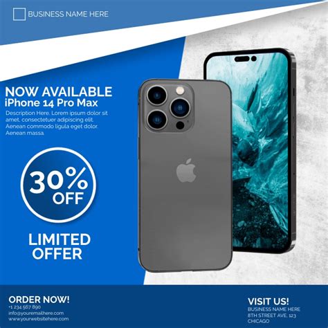 Iphone Sale Flyer Template Postermywall