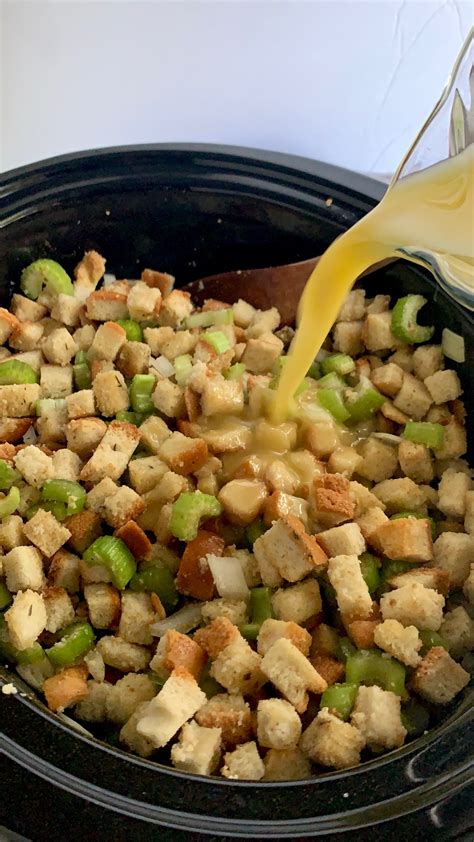Thanksgiving Crock Pot Stuffing Eating Gluten And Dairy Free