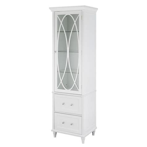 Elegant Home Fashions Florence 18 In W X 60 In H X 14 In D White Mdf