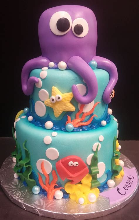 Under The Sea First Birthday Cake Le Bakery Sensual