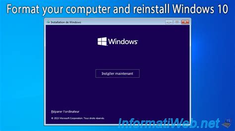 Format Your Computer And Reinstall Windows 10 Windows Tutorials