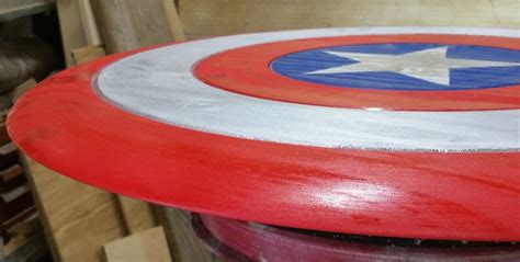 24 Captain America Inspired Plywood Shield Wooden Etsy