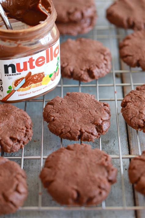 3 Ingredient Nutella Cookies - Gemma's Bigger Bolder Baking