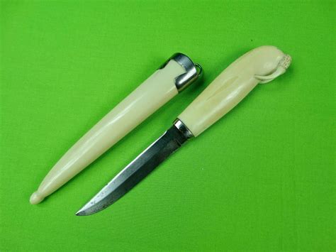 Antique Finland Finnish Scandinavian Puukko Knife Knives Carved Sea Co Antique And Military From