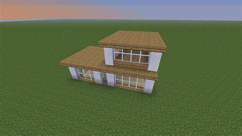 Easy Modern Small Minecraft House Ideas Pixel Art Gri