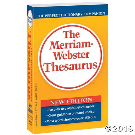 (3 Ea) Merriam Websters Thesaurus (3 Piece(s)) | GlowUniverse.com