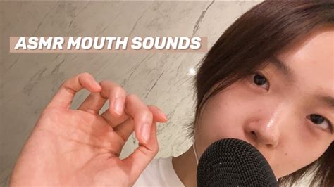 My First Asmr With Mouth Sounds Youtube