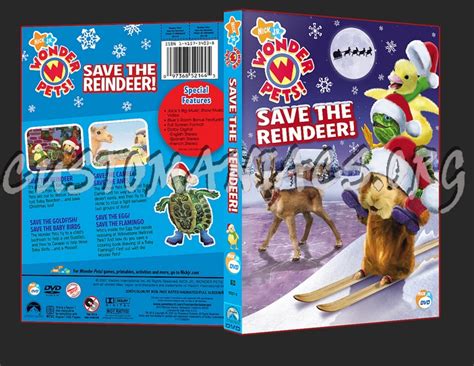 Wonder Pets Save The Reindeer Dvd Cover Dvd Covers And Labels By
