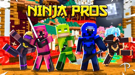 Ninja Pros By Pickaxe Studios Minecraft Skin Pack Minecraft