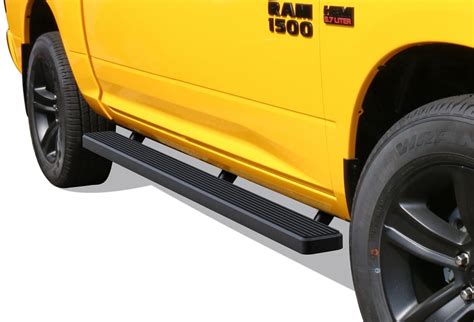 Aps Iboard Running Boards 5in Black Compatible With Ram 1500 2009 2018