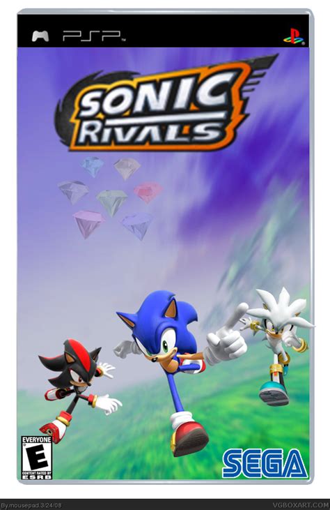Sonic Rivals Psp Box Art Cover By Mousepad