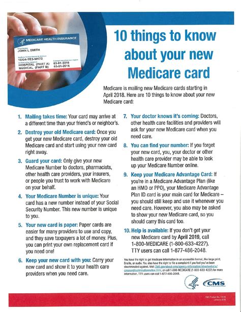 In the united states, puerto rico and u.s. 10 things to know about your new Medicare card | Mass.gov