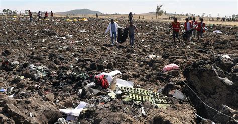 Aftermath Of Deadly Ethiopian Airlines Plane Crash The New York Times