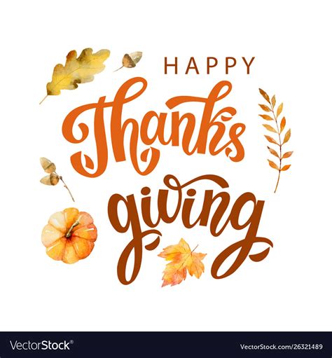 Happy Thanksgiving Text Clip Art