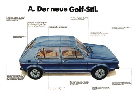 1974 Volkswagen Golf Brochure