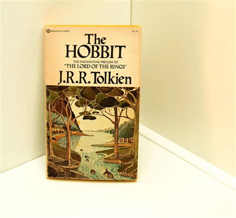 The Hobbit Jrr Tolkien 1975 Mr Tolkiens Cover Art Vintage
