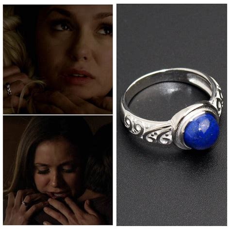 The Vampire Diaries Daylight Ring Of Elena Sterling Silver Etsy