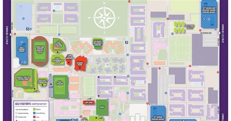 Map Of Gcu Campus Dakota Map