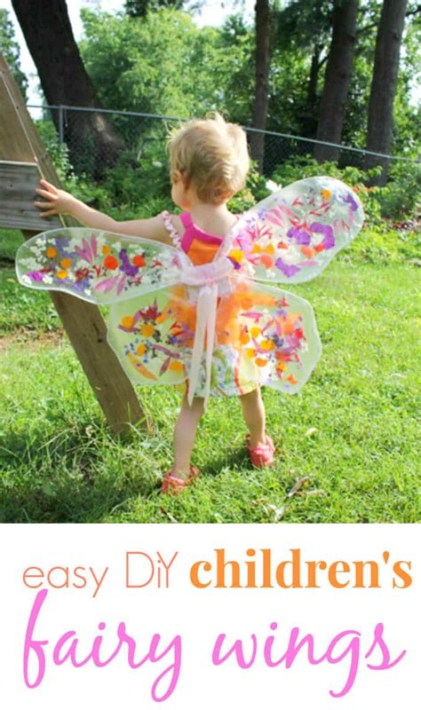 Easy Diy Childrens Fairy Wings The Artful Parent