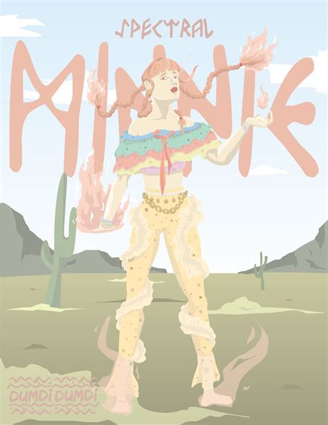 Minnie From G Idle With The New Release Of Dumdi Dumdi Illustration