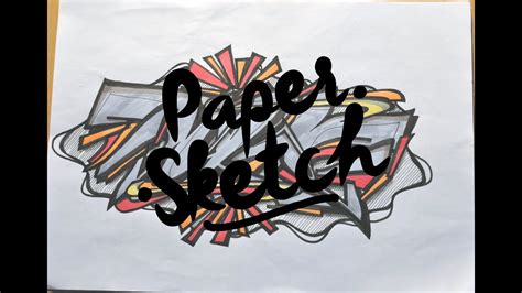 Graffiti Sketch On The Paper By Doke Youtube