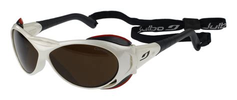 Julbo Explorer Large Size Sunglasses White Cameleon Anti Fog Polarized Photochromic Lenses
