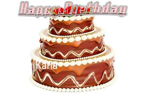 Happy Birthday Karla Song With Cake Images