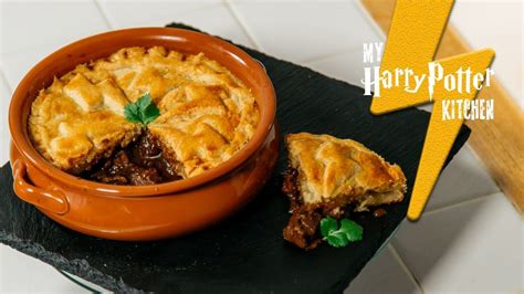 7 place the pie filling in a suitable pie dish, cover with the pastry and glaze with egg wash. Guinness STEAK & KIDNEY PIE Recipe | My Harry Potter Kitchen (Ep. 50) - YouTube | Steak and ...