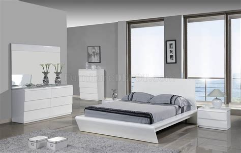 Westelm.com has been visited by 100k+ users in the past month Nelly Bedroom in High Gloss White w/Options by Whiteline