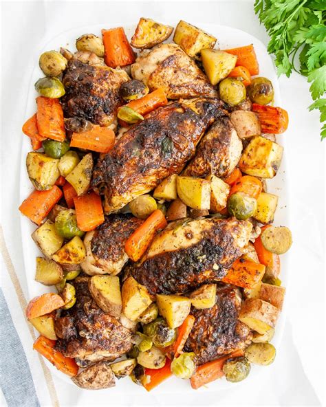 Pan Roasted Chicken And Vegetables Craving Home Cooked