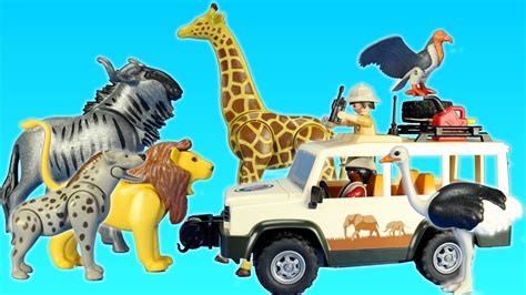 Playmobil Safari Truck With Lions Playset Build Review Learn Animal