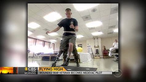 Wounded War Veteran Becomes Medevac Pilot Youtube