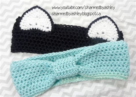 Cat Ear Crochet Headband Charmed By Ashley