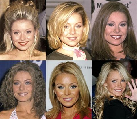 Pregnant ripa stepped out on the red carpet in 1997 with short blonde hair and dark roots. madesu blog: kelly ripa hair
