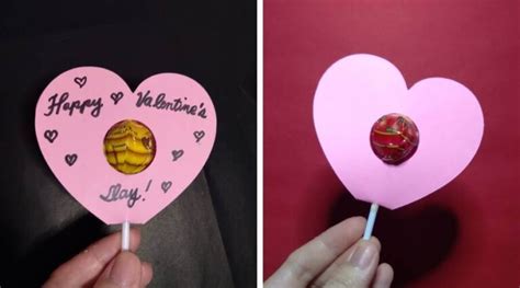 Heart Lollipop Holder Template for Valentine's Day - Joy in Crafting