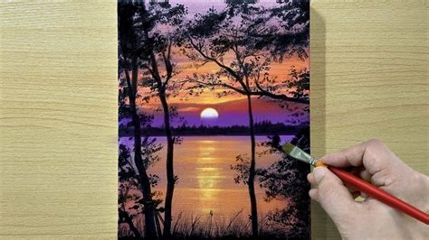 Nature Paintings Acrylic Simple Canvas Paintings Nature Art Painting
