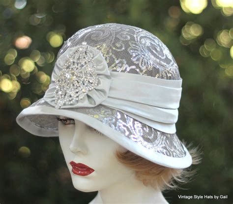 Buy Hand Made 1920s Vintage Style Cloche Wedding Hat For Mother Of The