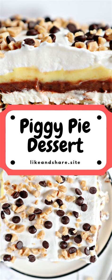Maybe you would like to learn more about one of these? Piggy Pie Dessert | Dessert pie recipes, Dessert recipes ...