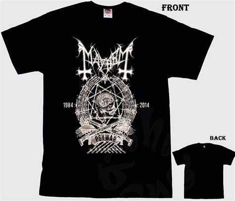 Mayhem Norwegian Black Metal Band T Shirt