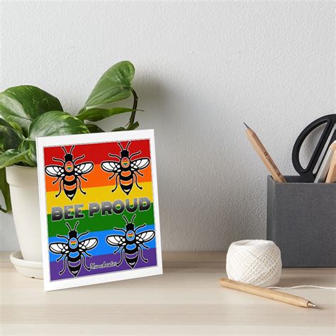 Bee Proud Celebrate Manchester Pride With This Rainbow Flag Bee Art
