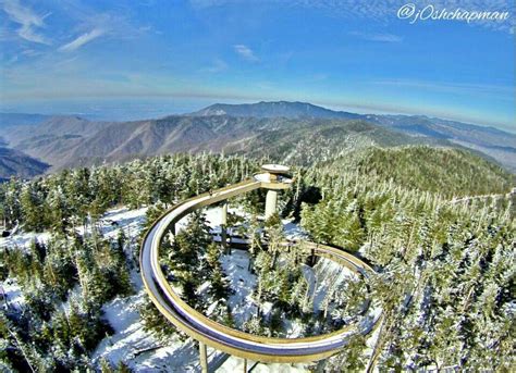Clingmans Dome Winter Clingmans Dome Vacation Natural Landmarks