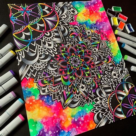 Mandala Vibez By Brandi Young Instagram Brizbazaar Art Drawing
