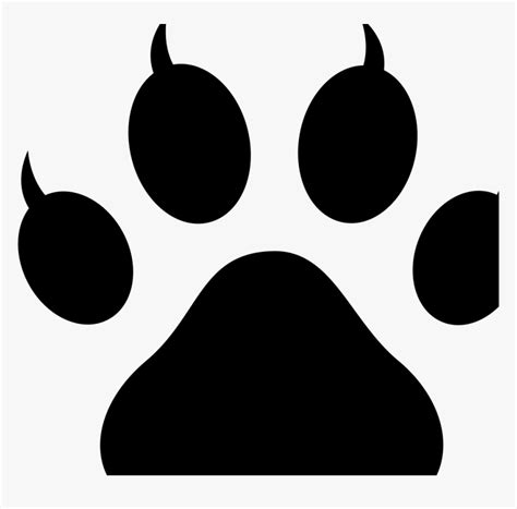 Dog Paw Stencil Download Free Cat Paw Print Png Download Transparent