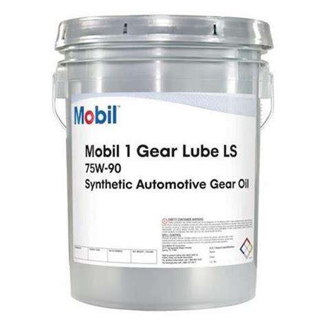 Mobil 1 Synthetic Gear Lubricant Ls 75w 90 5 Gallon